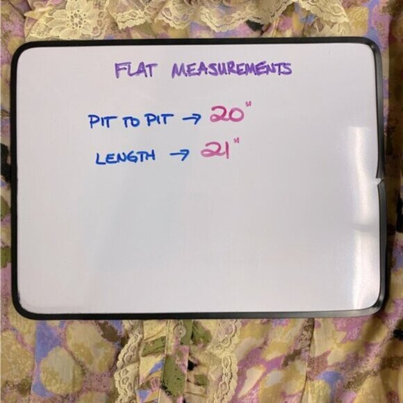 Lloyd Williams Yellow Purple Semi Sheer Abstract Print Button Up Mock Neck Top M - Picture 5 of 14